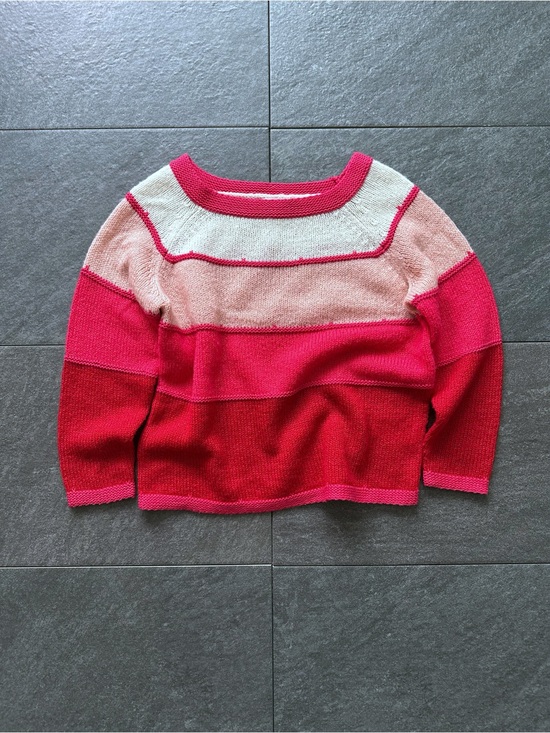 Cooperative Sweaters - Cooperative’ NWOT Wool Blend Colorblock Cropped Sweater Women’s XS 3/4 Sleeve